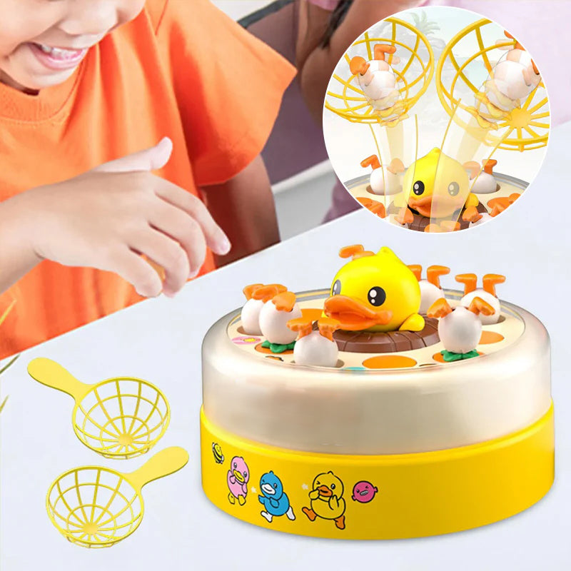 Saker Children's Bouncing Yellow Duck Toy